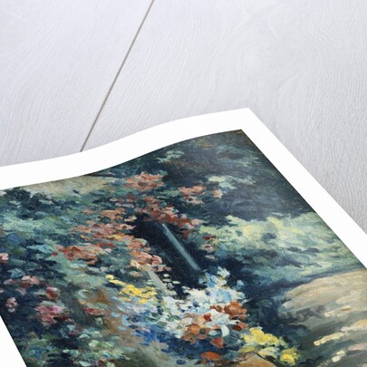 Flowers in a Landscape; Bouquet de Fleurs dans un Paysage by Maximilien Luce