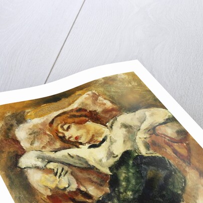 Hermine Resting; Hermine Reposant, 1916 by Jules Pascin