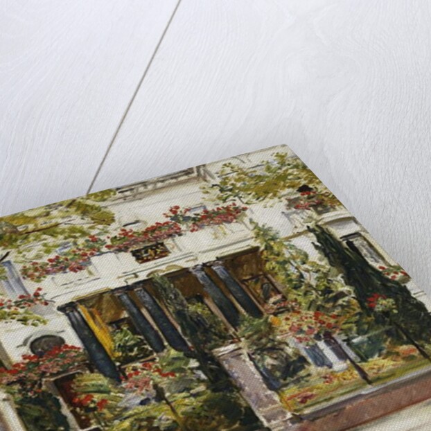 The Front Garden of the Steinbart Villa in Berlin; Der Vorgarten der Steinbartschen Villa in Berlin, 1911 by Max Slevogt