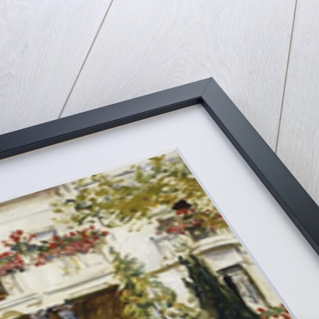 The Front Garden of the Steinbart Villa in Berlin; Der Vorgarten der Steinbartschen Villa in Berlin, 1911 by Max Slevogt