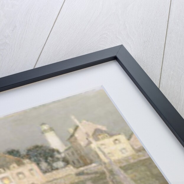 Breton Port by Moonlight by Henri Eugene Augustin Le Sidaner