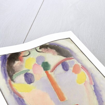 Blue head; Kopf In Blau, 1918 by Alexej von Jawlensky