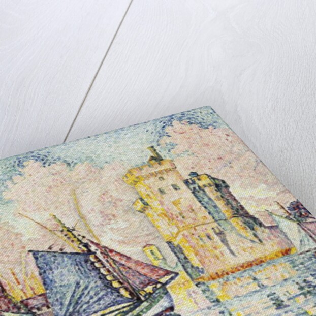 Tuna Boat Entering the Port of La Rochelle, Setting; Le Thonier Entrant dans le Port de La Rochelle, Couchant, 1927 by Paul Signac