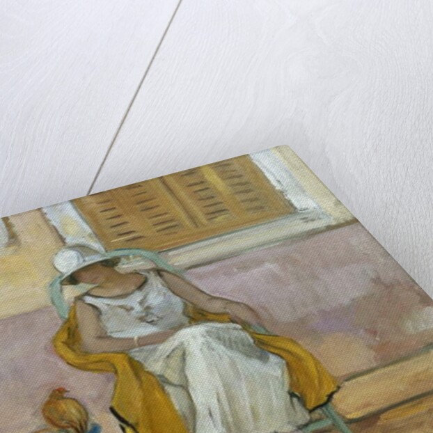 Woman in a White Dress; La Femme en Robe Blanche, c.1923 by Henri Lebasque