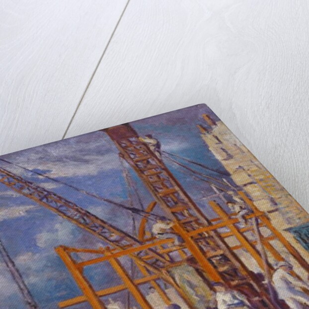 The Building Sites of Paris, Boulevard de la Madeleine; Les Chantiers de Paris, Boulevard de la Madeleine by Maximilien Luce