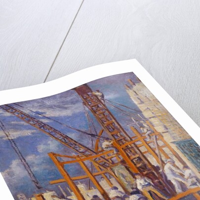 The Building Sites of Paris, Boulevard de la Madeleine; Les Chantiers de Paris, Boulevard de la Madeleine by Maximilien Luce