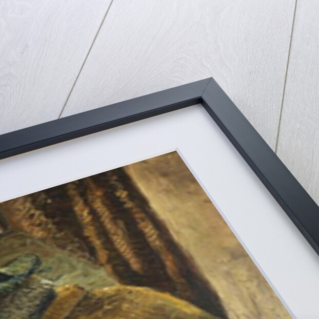 Seated Figure; Sitzende Figur, 1909 by Wilhelm Morgner