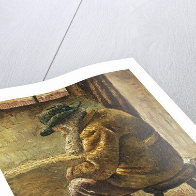 Seated Figure; Sitzende Figur, 1909 by Wilhelm Morgner