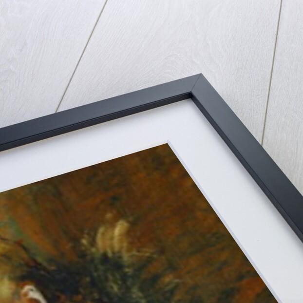 Young Girl Sitting Leaning Against the Back of a Chair; Jeune Fille Assise Appuyee au Dossier d'un Fauteuil, c.1889 by Edgar Degas