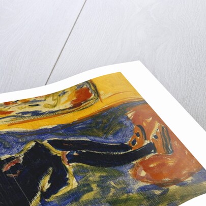 Woman with Black Stockings; Frau mit Schwarzen Strumpfen, c.1908-09 by Ernst Ludwig Kirchner