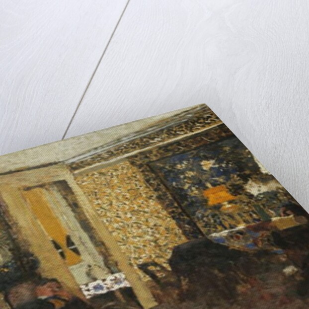 Room with Three Lamps, Rue St. Florentin; Le Salon aux Trois Lampes, Rue St. Florentin, 1899 by Edouard Vuillard