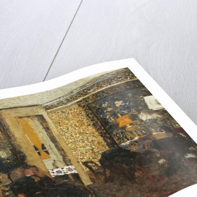 Room with Three Lamps, Rue St. Florentin; Le Salon aux Trois Lampes, Rue St. Florentin, 1899 by Edouard Vuillard