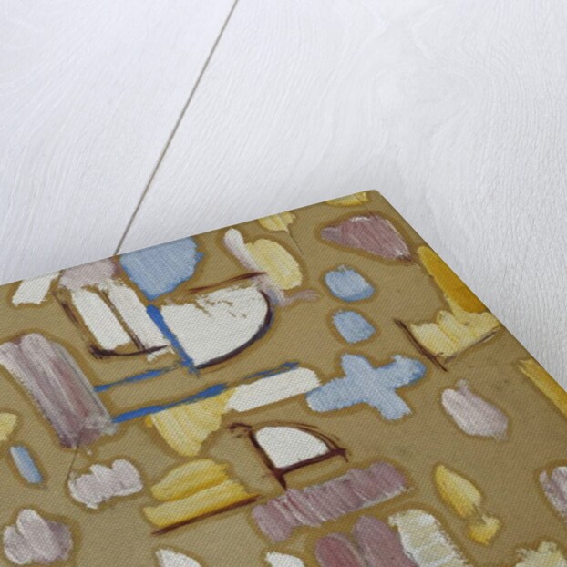 Composition with Pink, Blue, Yellow and white, c.1912 by Piet Mondrian