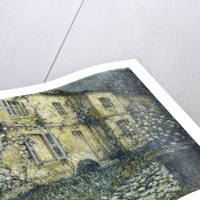 The Summer House; La Maison d'Ete by Henri Eugene Augustin Le Sidaner