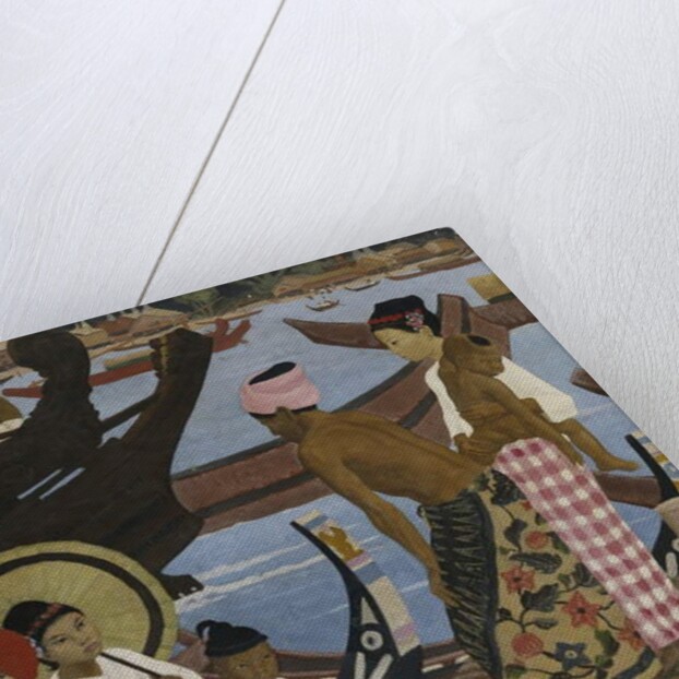 Crossing the River, Burma by Ernest Procter