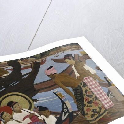 Crossing the River, Burma by Ernest Procter