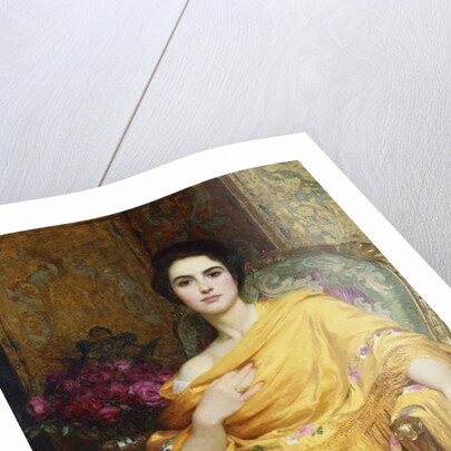 Portrait of Elsa, Daughter of William Hall by Frank Dicksee