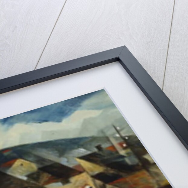 A Village Procession, France, c.1923 by Christopher Richard Wynne Nevinson