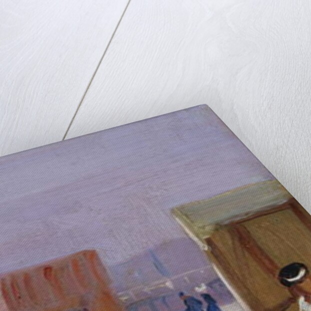 On the Beach by Albert Jnr. Ludovici