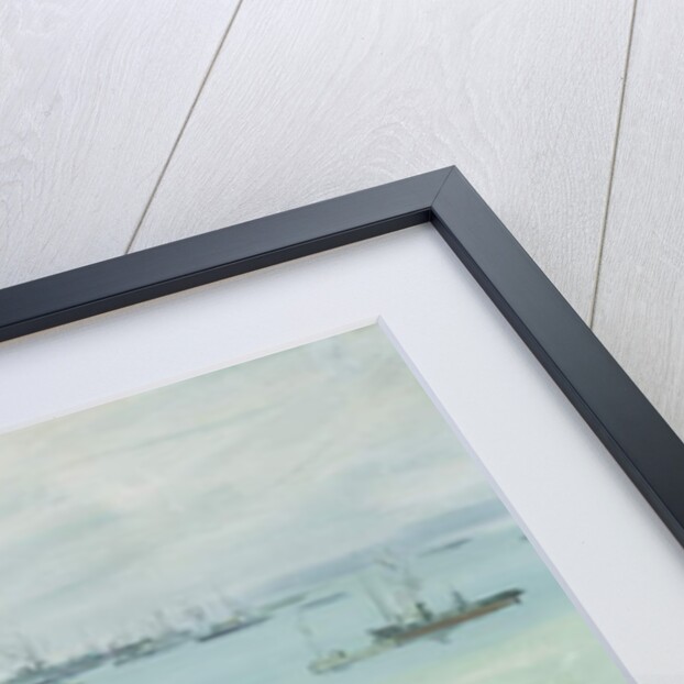 A Young Woman Pushing a Baby in a Pram by John Lavery