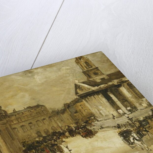 St. Martins in the Field from Trafalgar Square, 1888 by Alexander Jamieson