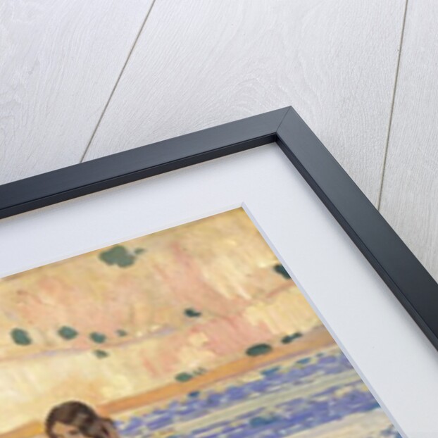 Two Women on Rocks by the Sea by Derwent Lees