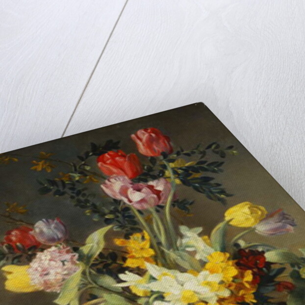 Tulips in a Glass Vase, by Albert Williams