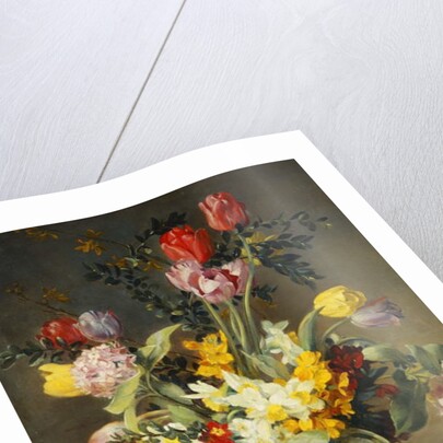 Tulips in a Glass Vase, by Albert Williams