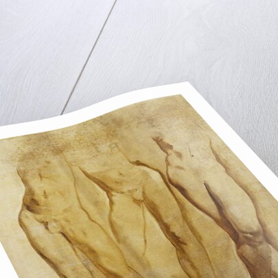 Three Studies of a Standing Male Nude by Glyn Warren Philpot