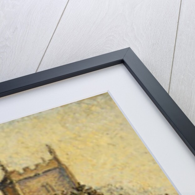 The Church at East Knoyle, Thaw, 1917 by Lucien Pissarro