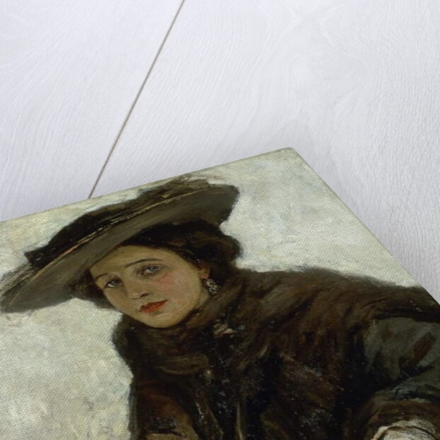 The Spanish Hat or Mrs. Gerard Chowne, by John Lavery