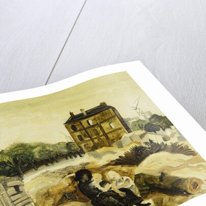 The Little Brown House, Passy, c.1928 by Christopher Wood