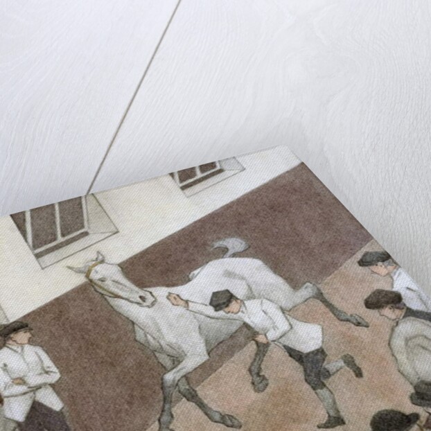 Showing the Paces, Aldridge's, c.1914 by Robert Polhill Bevan