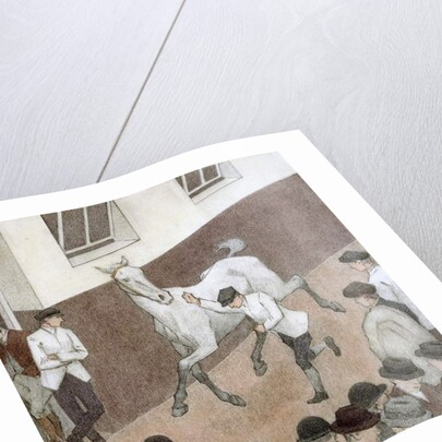 Showing the Paces, Aldridge's, c.1914 by Robert Polhill Bevan