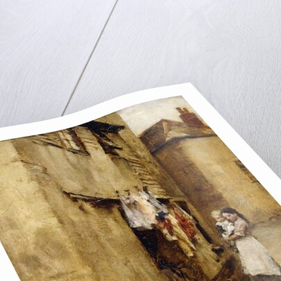 A Street in Newlyn by Walter Langley