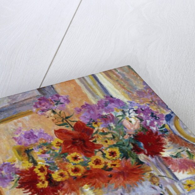 Flowers in the Salon, Chateau de Nanteuil, 1927 by James Bolivar Manson