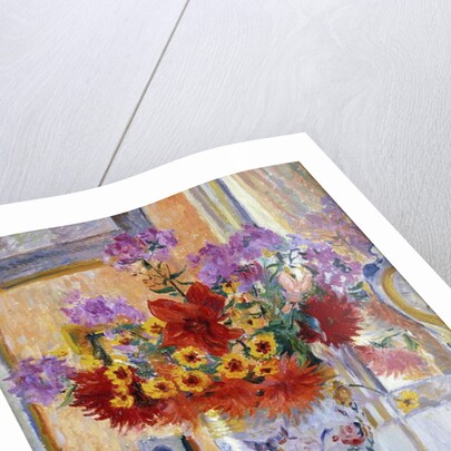 Flowers in the Salon, Chateau de Nanteuil, 1927 by James Bolivar Manson