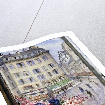 Autumn Bouquet; View from a Paris Window by Christopher Richard Wynne Nevinson