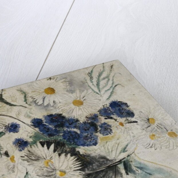 Daisies and Cornflowers in a Glass Bowl, 1927 by Christopher Wood