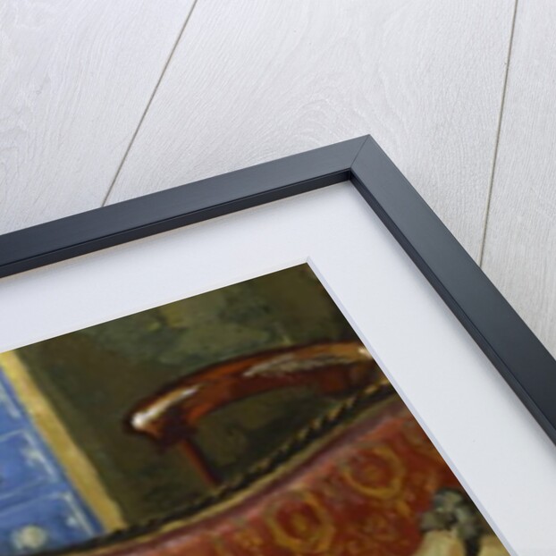 Girl Resting on a Chaise Longue, 1922 by Therese Lessore