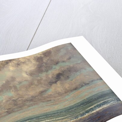 Marine - Les Equilleurs by Gustave Courbet