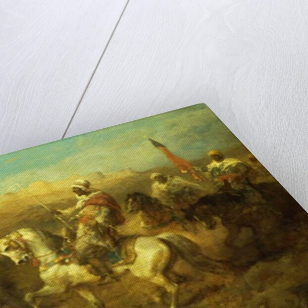 Arab Horsemen on the March by Adolf Schreyer