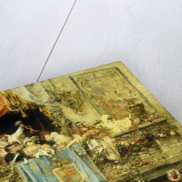 At the Carnival by Jose Benlliure y Gil