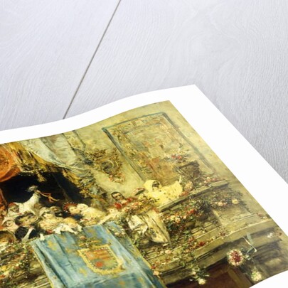 At the Carnival by Jose Benlliure y Gil