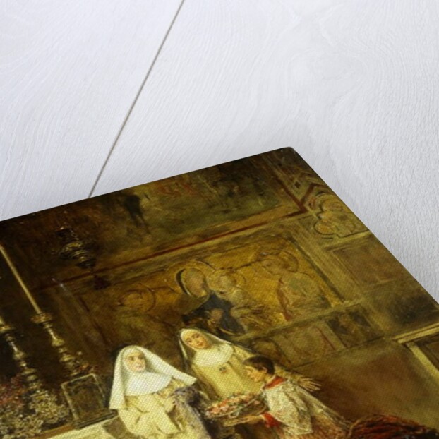 Celebrating Santa Maria della Rosa by Jose Benlliure y Gil