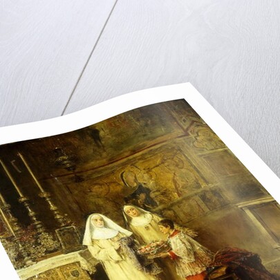 Celebrating Santa Maria della Rosa by Jose Benlliure y Gil