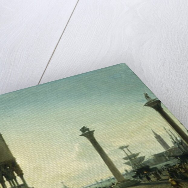 Piazza San Marco at Night by Friedrich Nerly