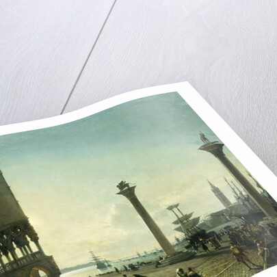 Piazza San Marco at Night by Friedrich Nerly