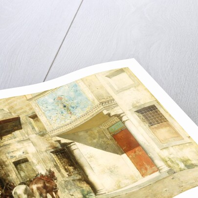 Outside the Mosque by Alberto Pasini