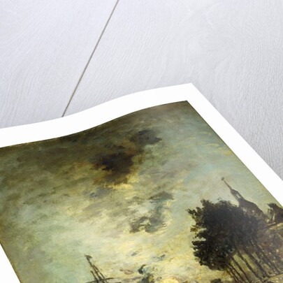 Moonlight; Clair de Lune, 1886 by Johan-Barthold Jongkind